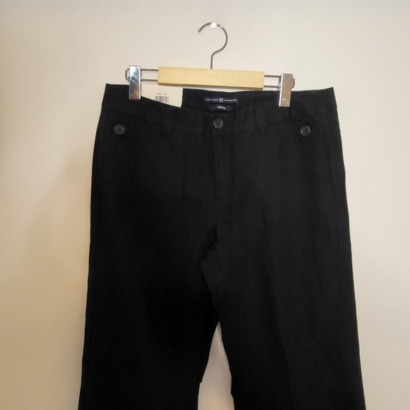 GAP Dark Blue Wide Leg Cotton Pant Size 8 - Picture 2 of 11